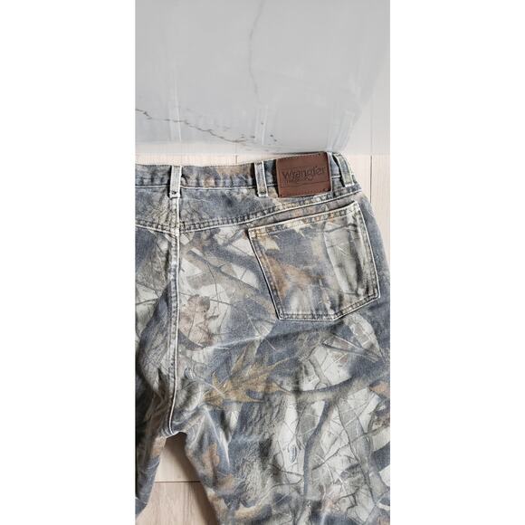 Wrangler Pro Gear Pants Mens 42x30 Realtree Camo Fleece Lined Hunting Outdoor - Picture 8 of 14